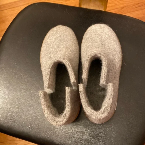 Glerups Gray Wool Slipper Boots - Picture 4 of 7